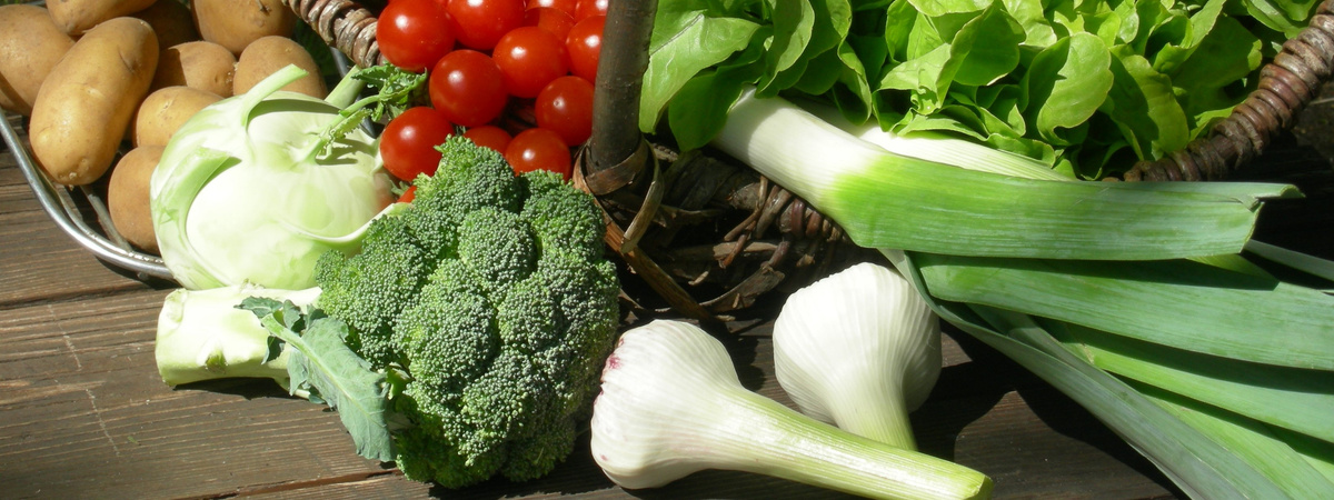 Gemüse auf Tisch