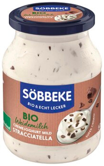 Produktfoto zu Joghurt Stracciatella im 500g Glas