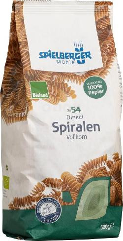 Produktfoto zu Vollkorn Dinkel Spiralen