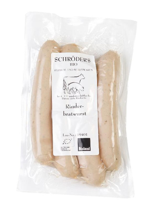 Produktfoto zu Rinder-Bratwurst, 4er