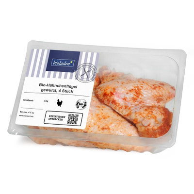 Produktfoto zu Hähnchenflügel, gewürzt