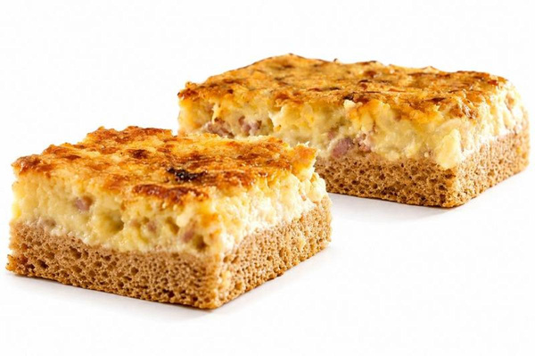 Produktfoto zu Zwiebelkuchen m. Schinkenspeck