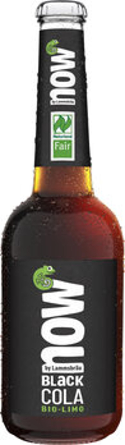 Produktfoto zu now Black Cola, 0,33l