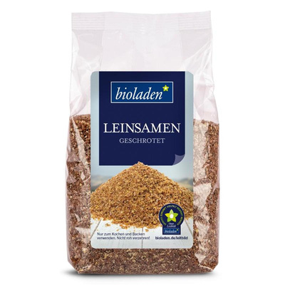 Produktfoto zu Leinsamen geschrotet, 400g