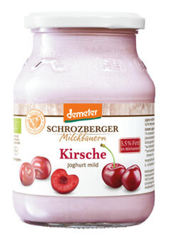 Produktfoto zu Sahnekefir auf Himbeere