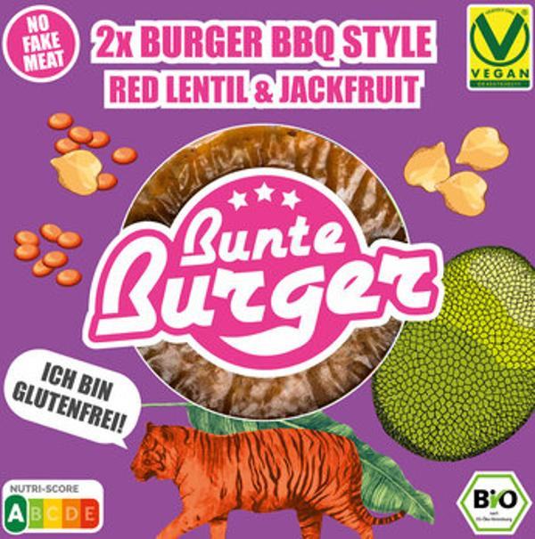 Produktfoto zu Red Lentil BBQ-Style Burger- 2er