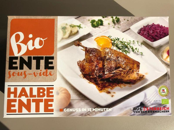 Produktfoto zu Sous-Vide halbe Ente, ca. 900g