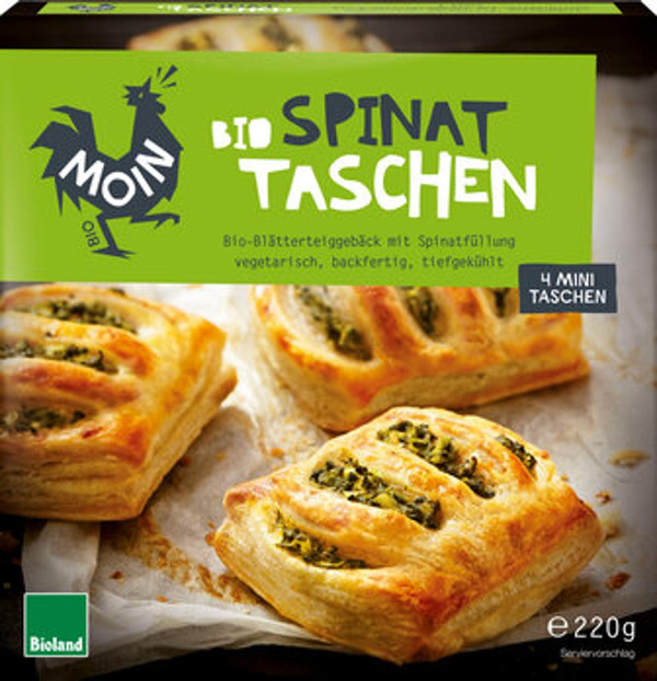Produktfoto zu Spinat Taschen