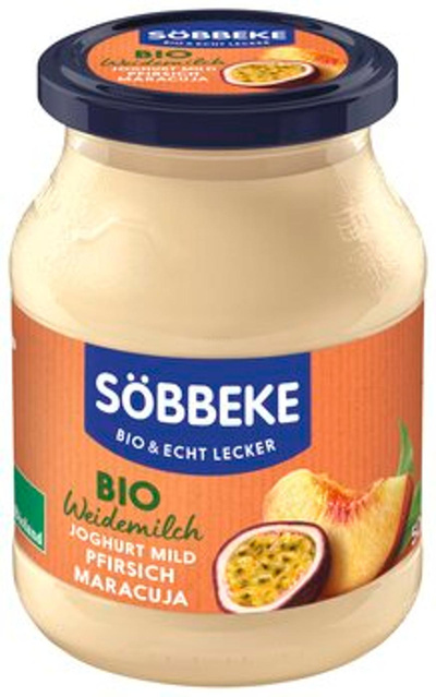 Produktfoto zu Joghurt-PUR Pfirsich-Maracuja im 500g Glas