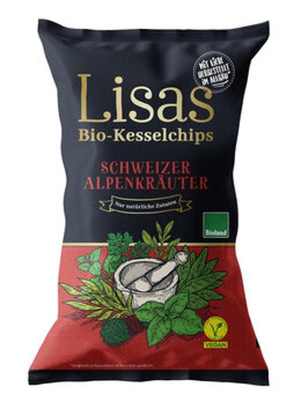 Produktfoto zu Lisa,s Kesselchips Alpenkräuter