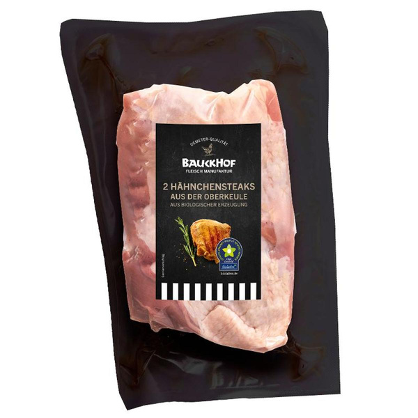 Produktfoto zu Hähnchen-Steaks aus der Keule