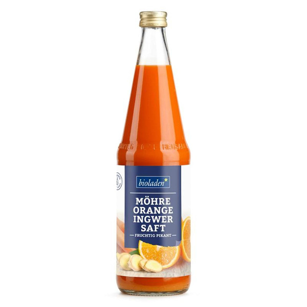 Produktfoto zu Möhre-Orange-Ingwer Saft