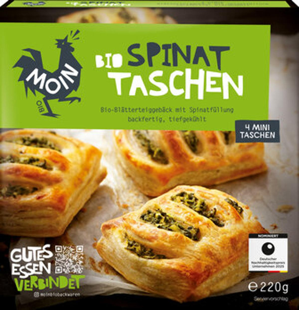 Produktfoto zu Spinat Taschen
