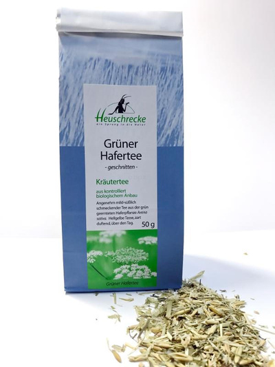 Produktfoto zu Hafertee grün geschnitten