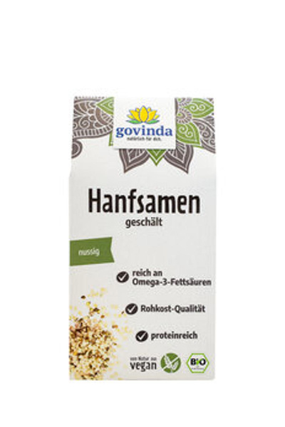Produktfoto zu Hanfsaat geschält