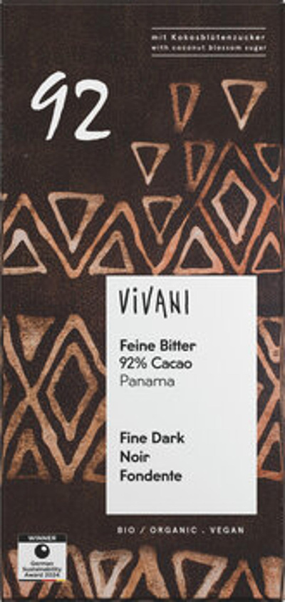 Produktfoto zu Feine Bitter mit 92% Kakao