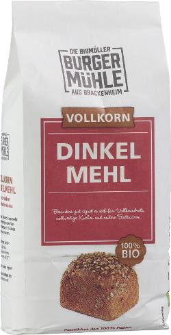 Produktfoto zu Vollkorn Dinkelmehl, 1kg