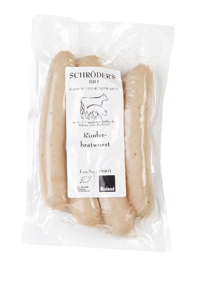 Produktfoto zu Rinder-Bratwurst, 4er