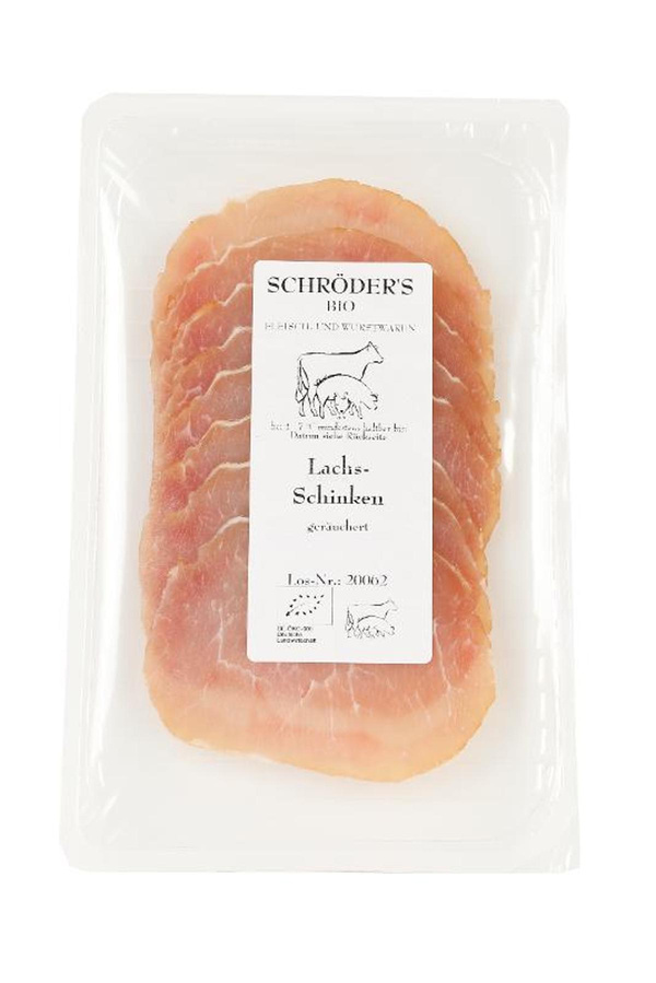 Produktfoto zu Lachsschinken, geschnitten
