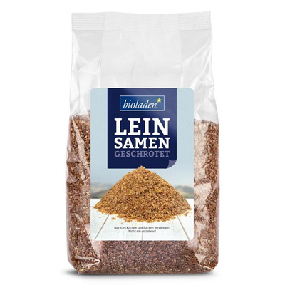 Produktfoto zu Leinsamen geschrotet, 400g
