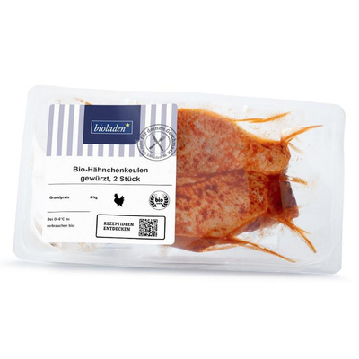Produktfoto zu Hähnchenkeulen, gewürzt