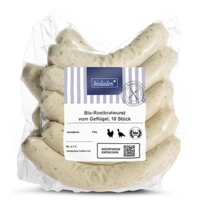 Produktfoto zu Rostbratwurst vom Geflügel 10er