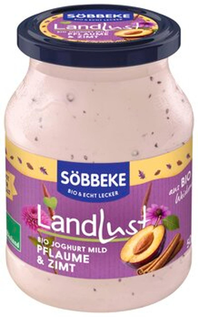 Produktfoto zu Joghurt Pflaume Vanille 3,5%