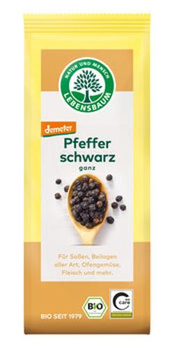 Produktfoto zu Pfeffer schwarz ganz, 50g