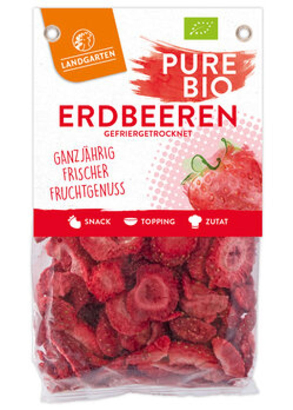 Produktfoto zu Erdbeeren, gefriergetrocknet
