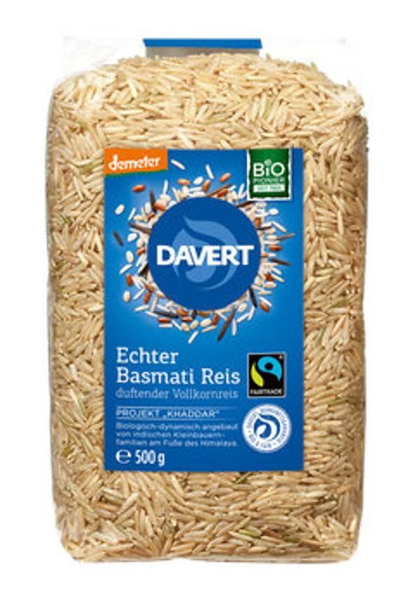 Produktfoto zu Reis Basmati braun, 500g