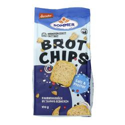 Produktfoto zu Brot-Chips mit Salz & Pfeffer