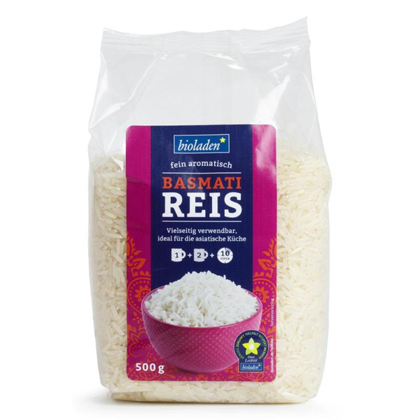 Produktfoto zu Reis Basmati weiß, 500g