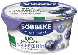 Produktfoto zu Sahnekefir auf Blaubeere