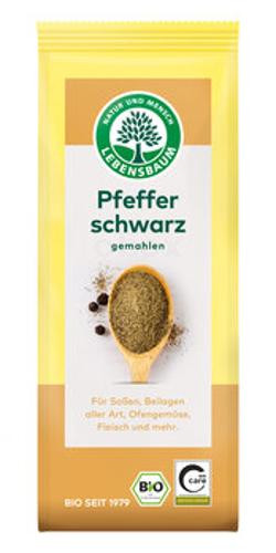 Produktfoto zu Pfeffer schwarz gemahlen, 50g