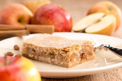 Produktfoto zu Apfelkuchen mit Zimtdecke