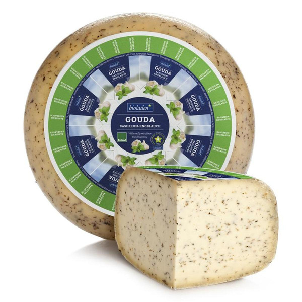 Produktfoto zu Gouda Basilikum Knoblauch, 230g