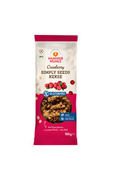 Produktfoto zu Simply Seeds Kekse Cranberry