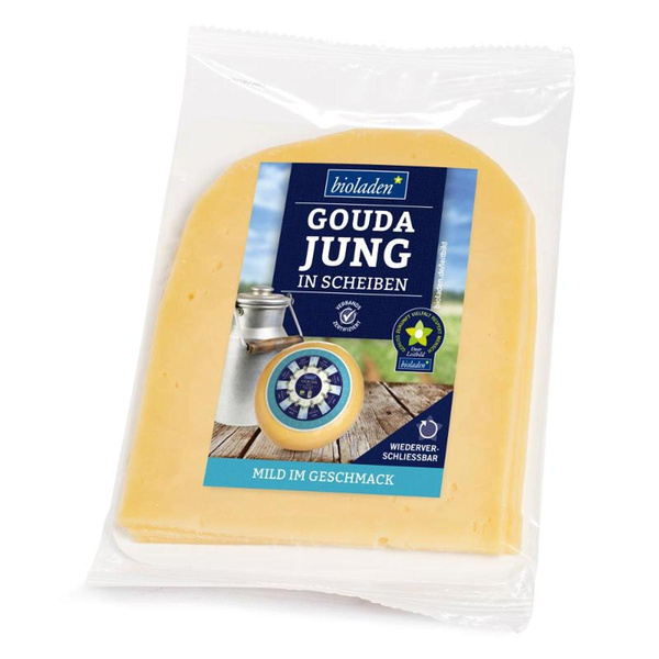 Produktfoto zu Junger Gouda in Scheiben