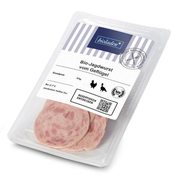 Produktfoto zu Jagdwurst vom Geflügel