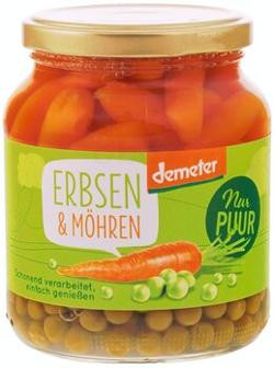 Produktfoto zu Erbsen & Möhren 350g