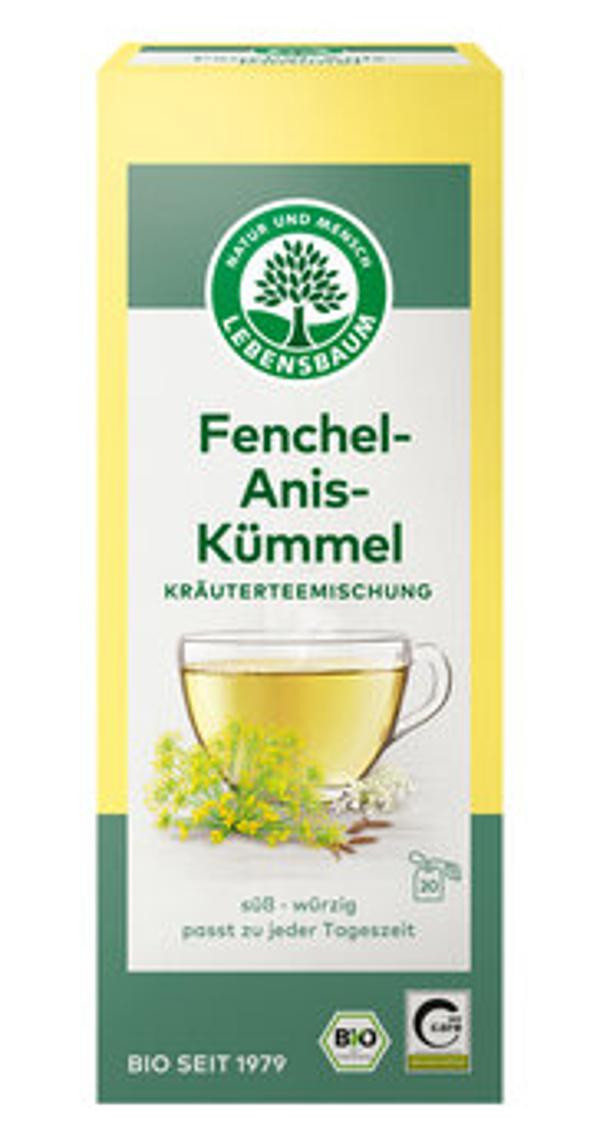 Produktfoto zu Fenchel- Anis- Kümmel -Tee im Beutel