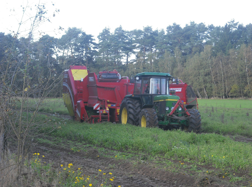 Kartoffelernte Schlepper