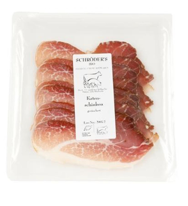 Produktfoto zu Katenschinken, geschnitten