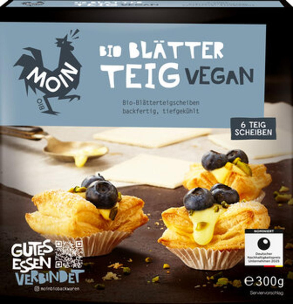 Produktfoto zu Blätterteig, vegan