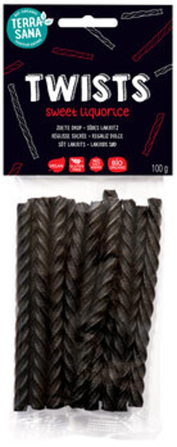 Produktfoto zu Lakritz Stangen Twist süß,100g