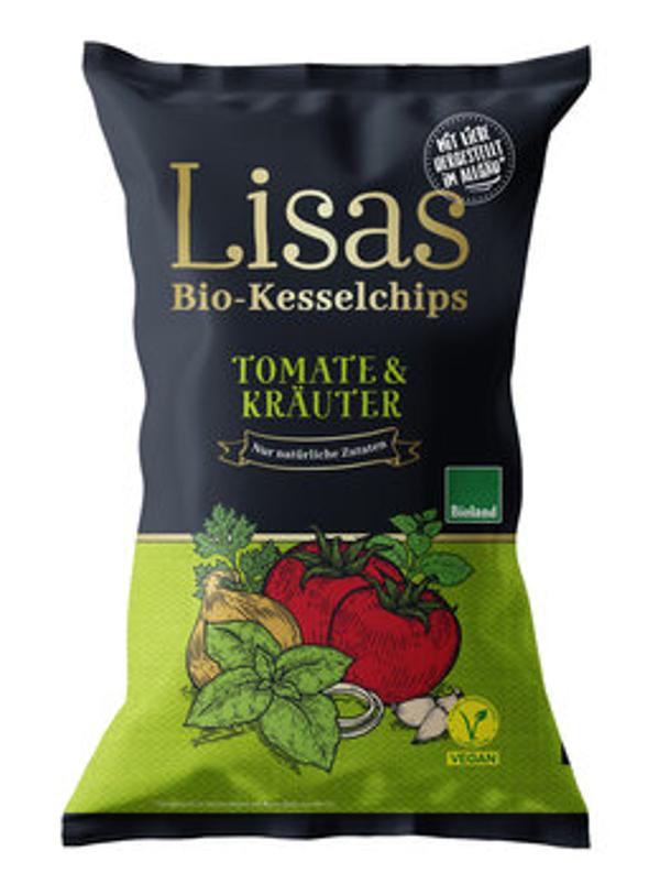 Produktfoto zu Lisa,s Kesselchips Tomate