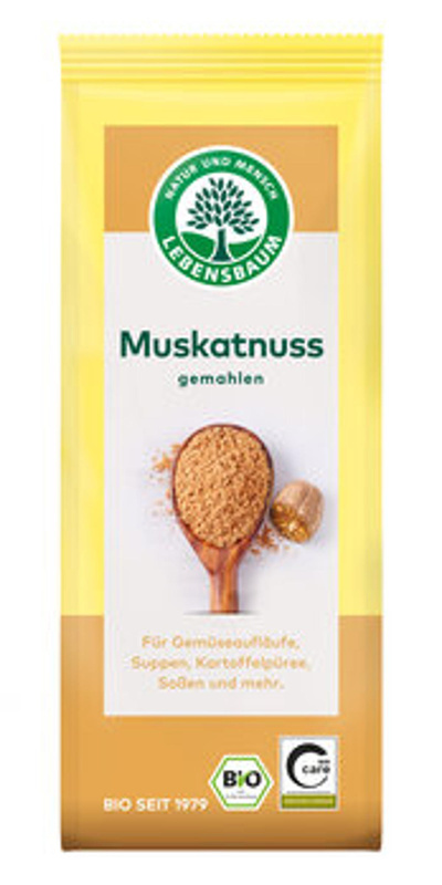 Produktfoto zu Muskatnuß gemahlen, in der Tüt