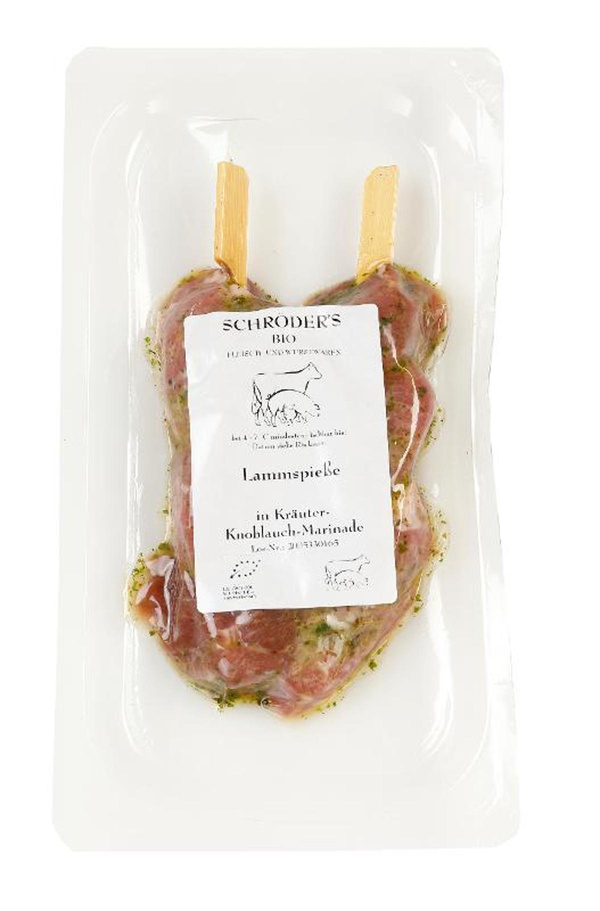 Produktfoto zu Lammspieße Kräuter-Knoblauch