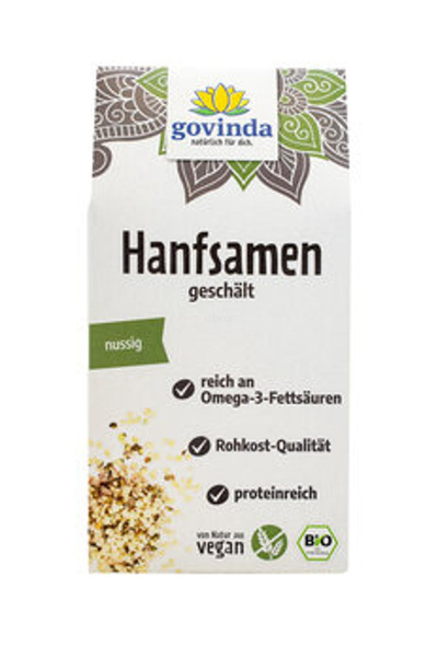Produktfoto zu Hanfsaat geschält