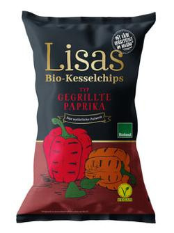 Produktfoto zu Lisa,s Kesselchips- Paprika gegrillt